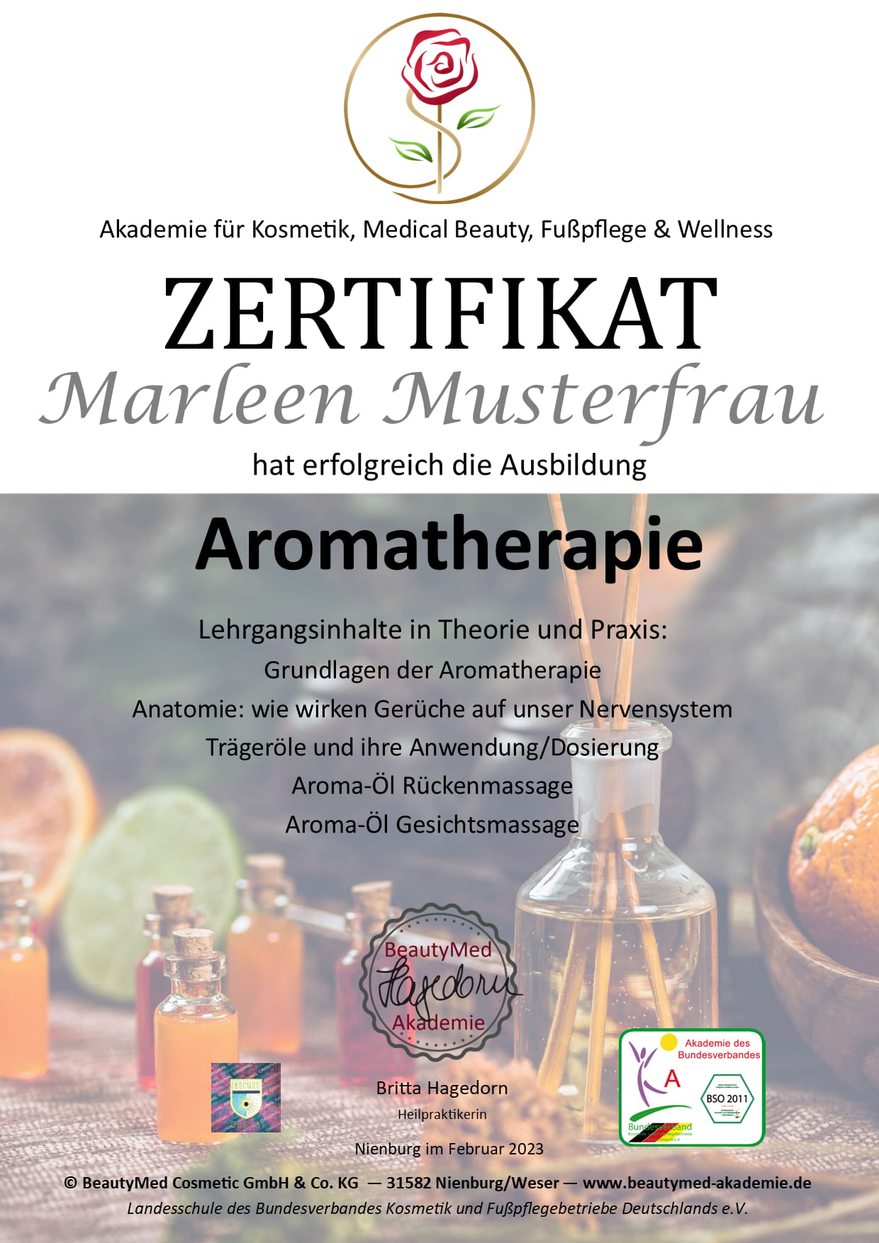 Online-Ausbildung "Aromatherapie"