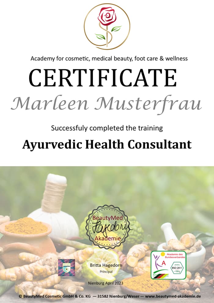 Online-Ausbildung - "Ayurveda-Gesundheitsberater"