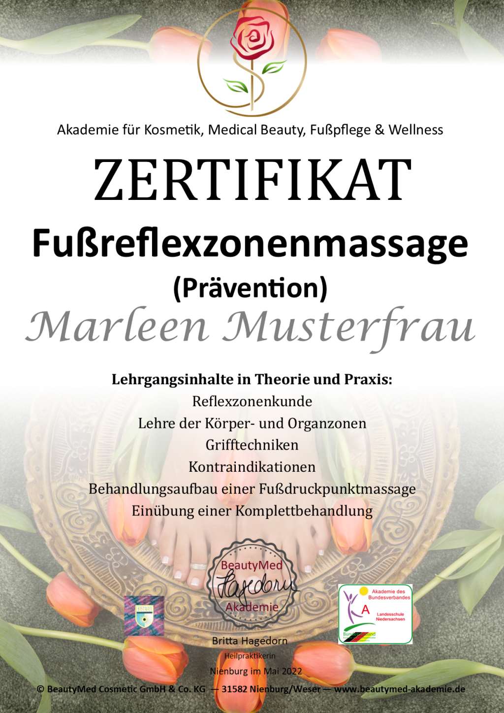 Online-Ausbildung - "Fußreflexzonenmassage (Prävention)"