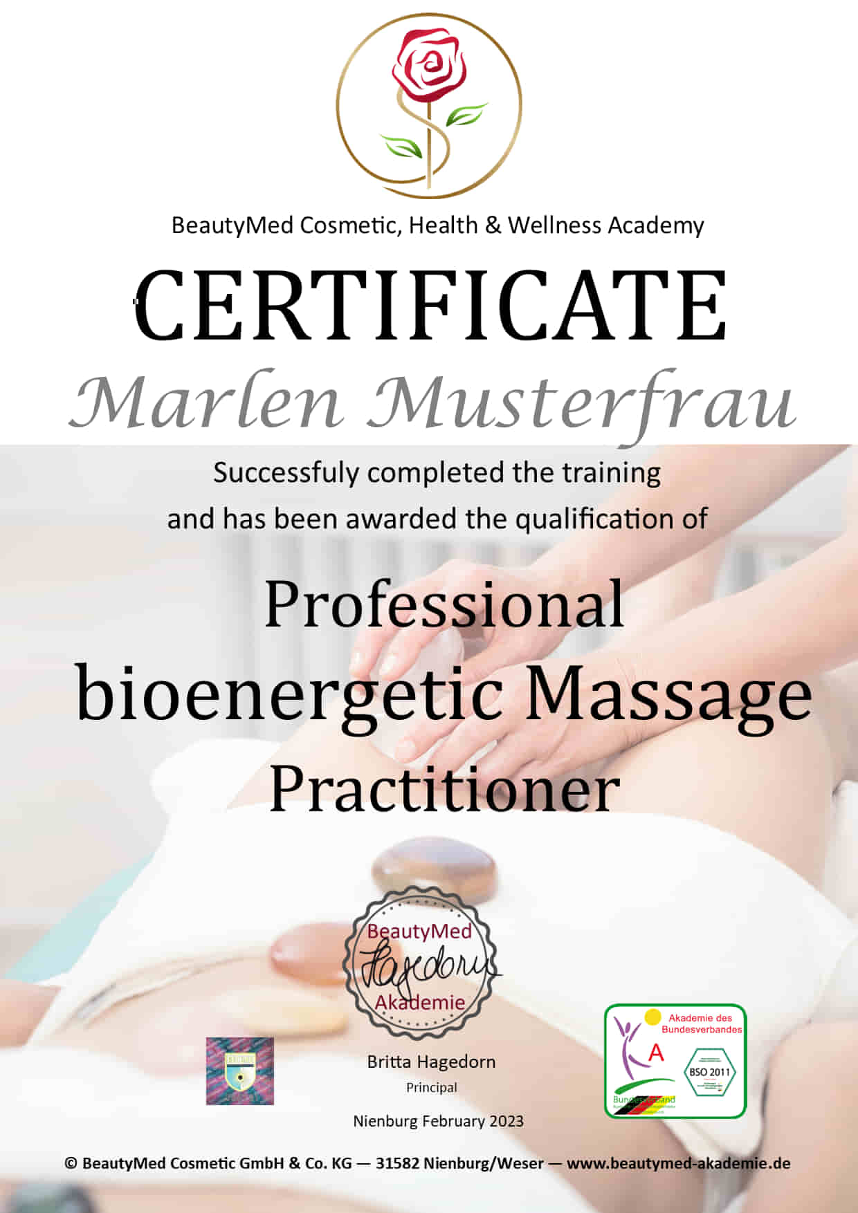 Online-Ausbildung "Bioenergetische Massage mit Edelsteinen"