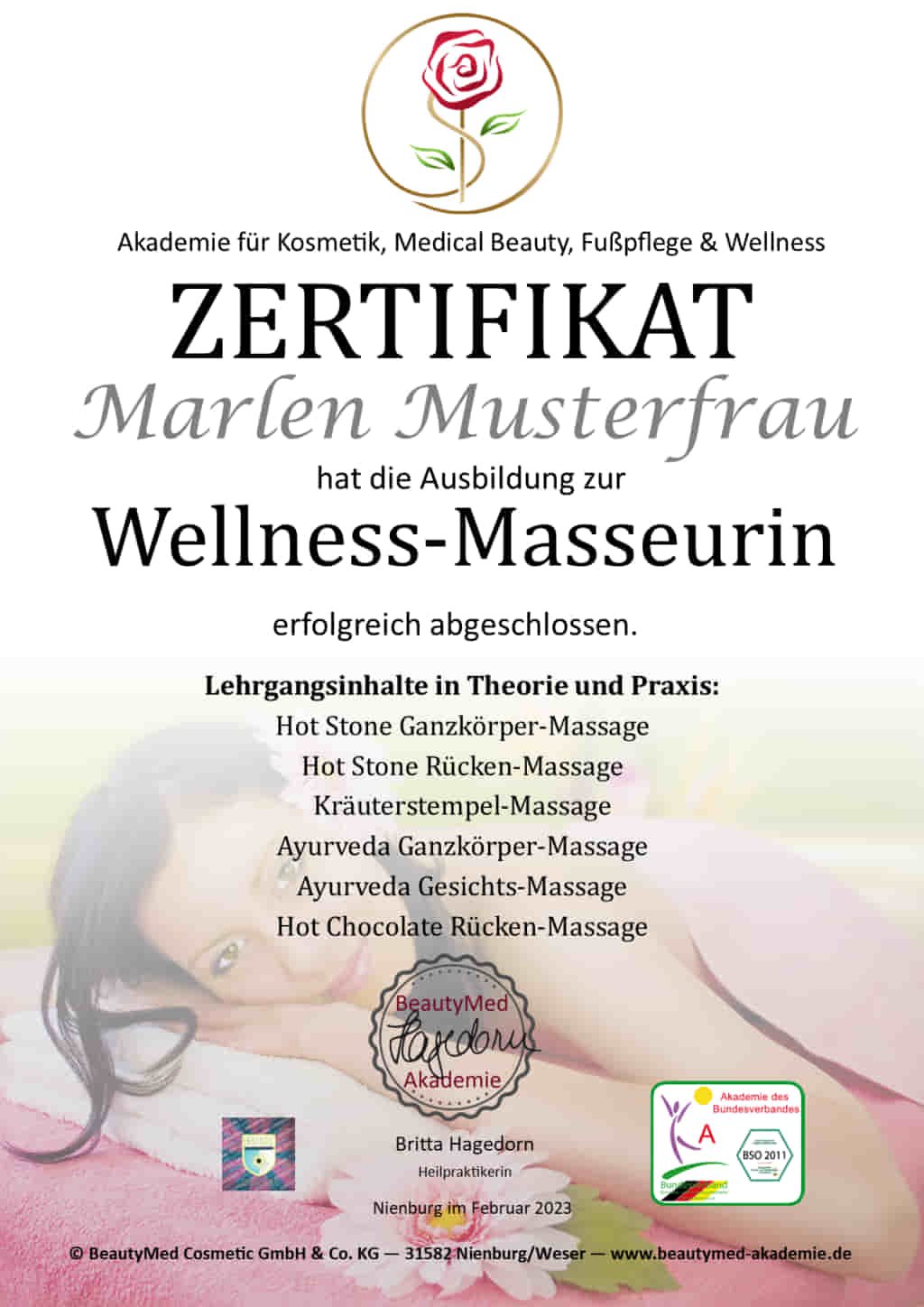 Präsenz-Ausbildung "Wellness-Massagen"