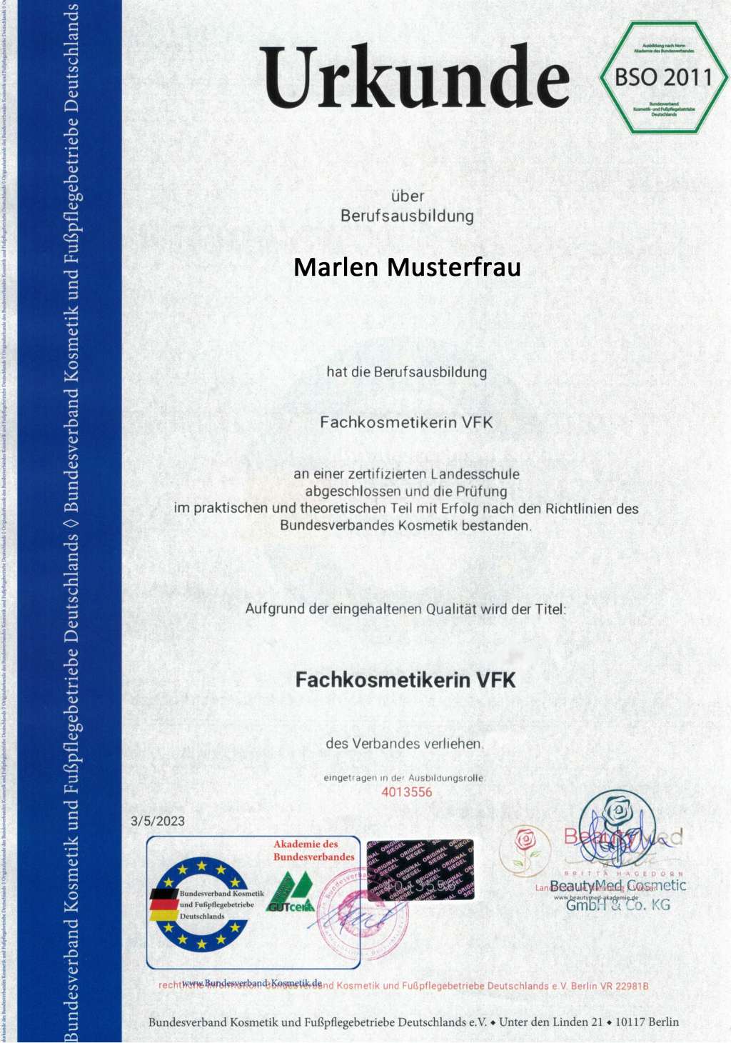 Online-Ausbildung zur Kosmetikerin "SILBER"