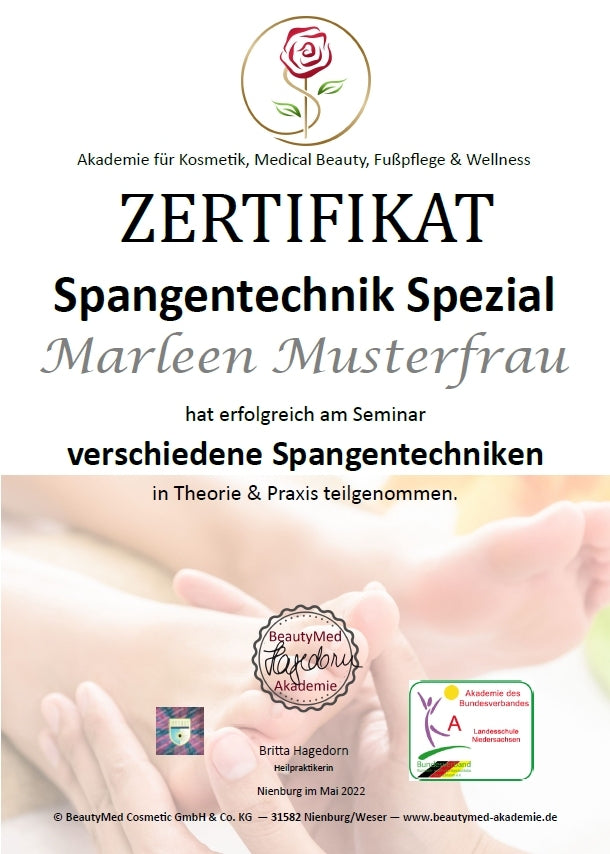 Präsenz-Ausbildung med. Fußpflege "GOLD"