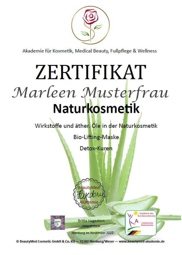 Präsenz-Ausbildung zur Kosmetikerin "GOLD"