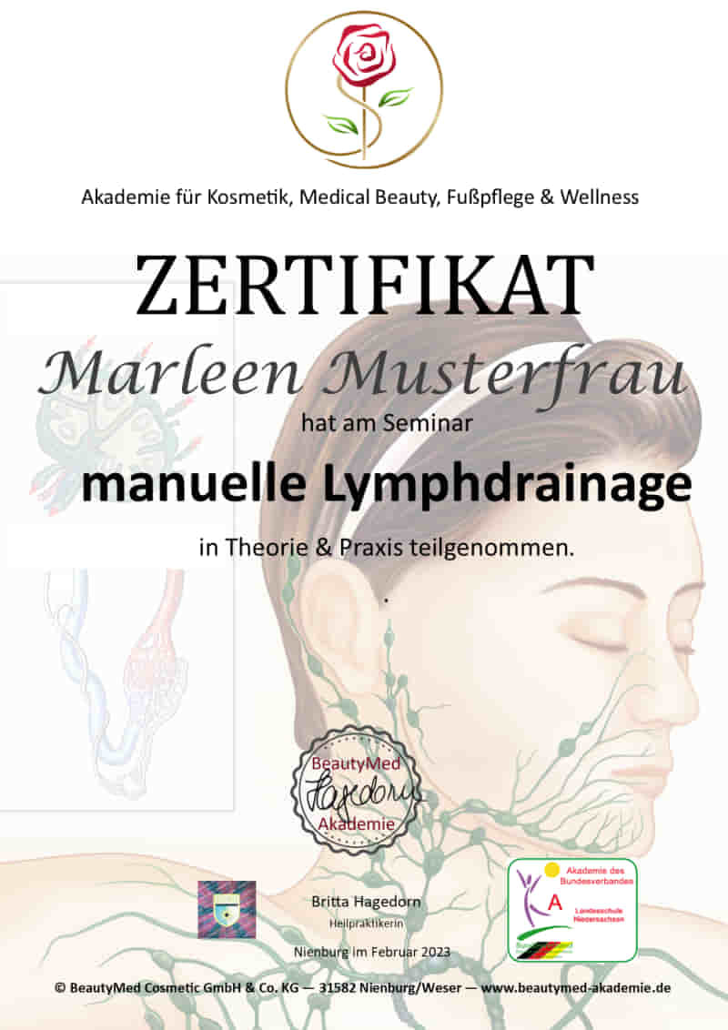Online-Ausbildung - "Lymphdrainage"