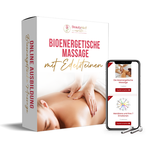 Online-Ausbildung "Bioenergetische Massage mit Edelsteinen"